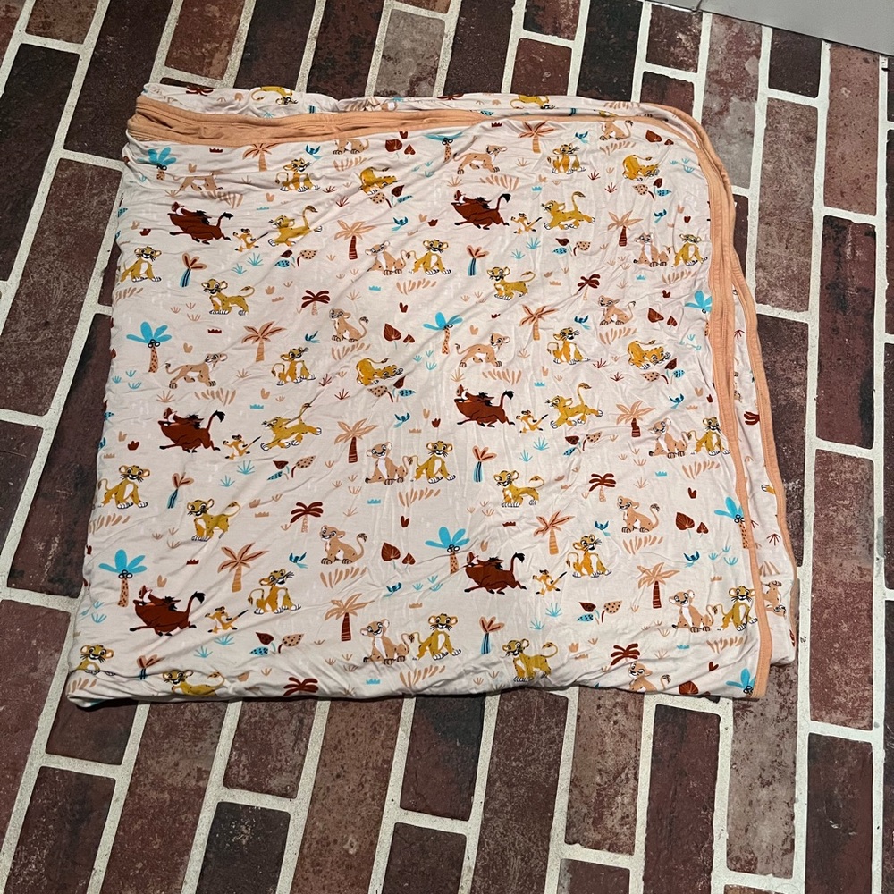 Little sleepies lion king blanket